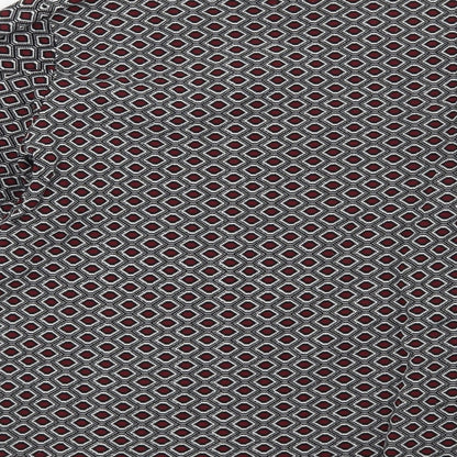 Papaya Womens Black Geometric  Pullover Sweatshirt Size 14