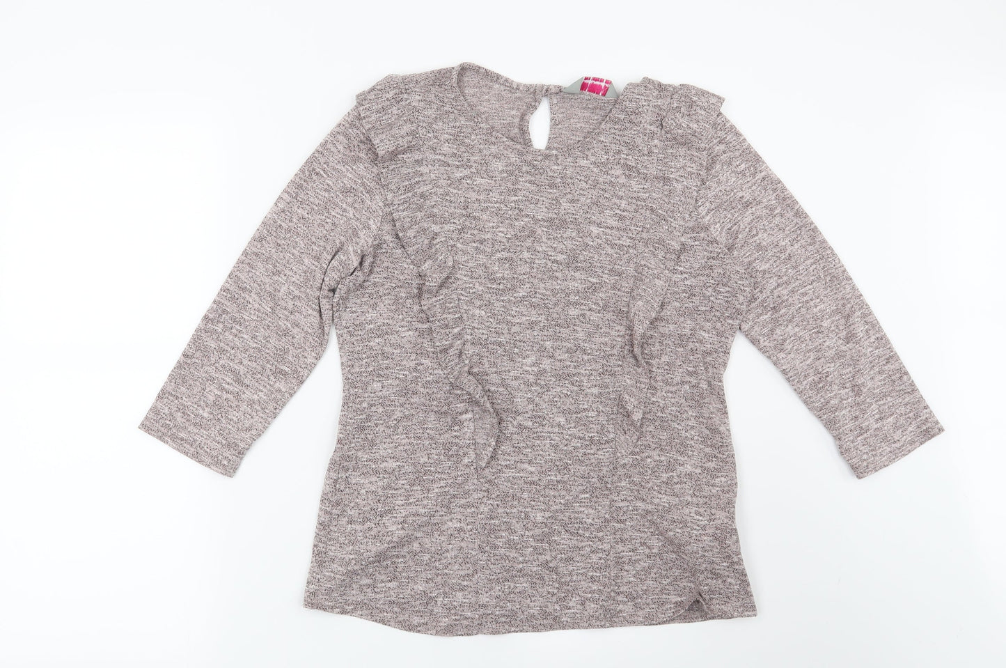 Womens UK Size 12 Dorothy Perkins Pink Basic Blouse
