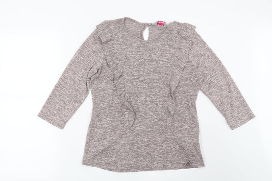 Womens UK Size 12 Dorothy Perkins Pink Basic Blouse