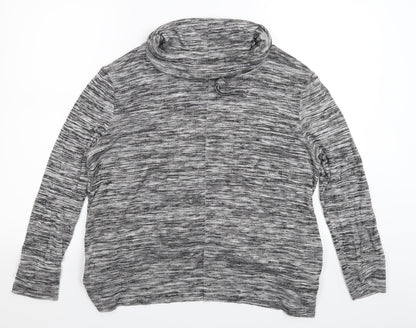 Preworn Womens Grey  Knit Pullover Jumper Size L