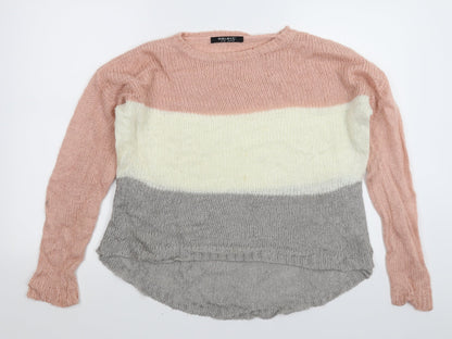 Select Womens Multicoloured  Knit Pullover Jumper Size 14