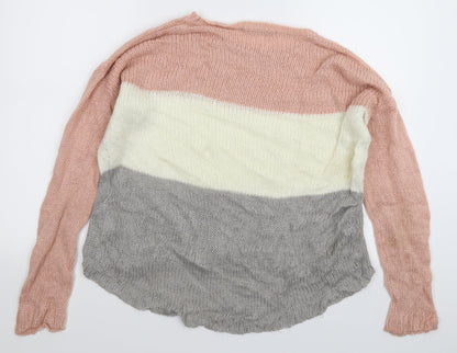 Select Womens Multicoloured  Knit Pullover Jumper Size 14