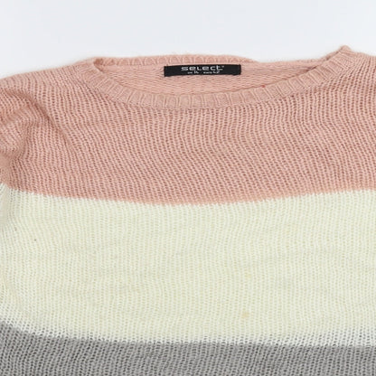Select Womens Multicoloured  Knit Pullover Jumper Size 14