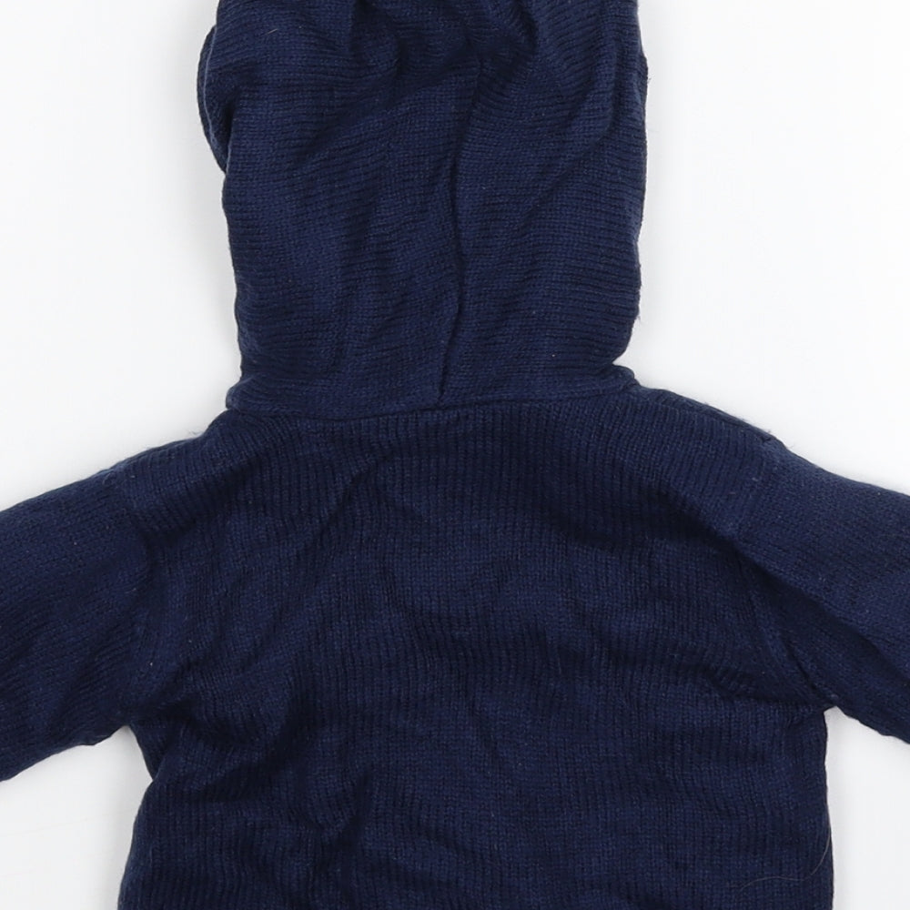 F&F Baby Blue  Knit Jacket Coatigan Size 6-9 Months