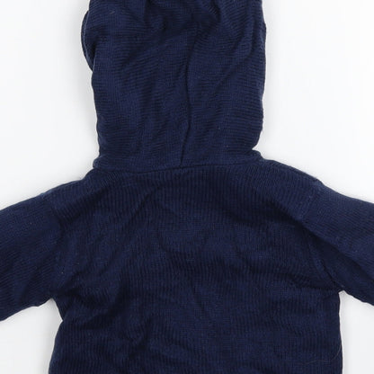 F&F Baby Blue  Knit Jacket Coatigan Size 6-9 Months