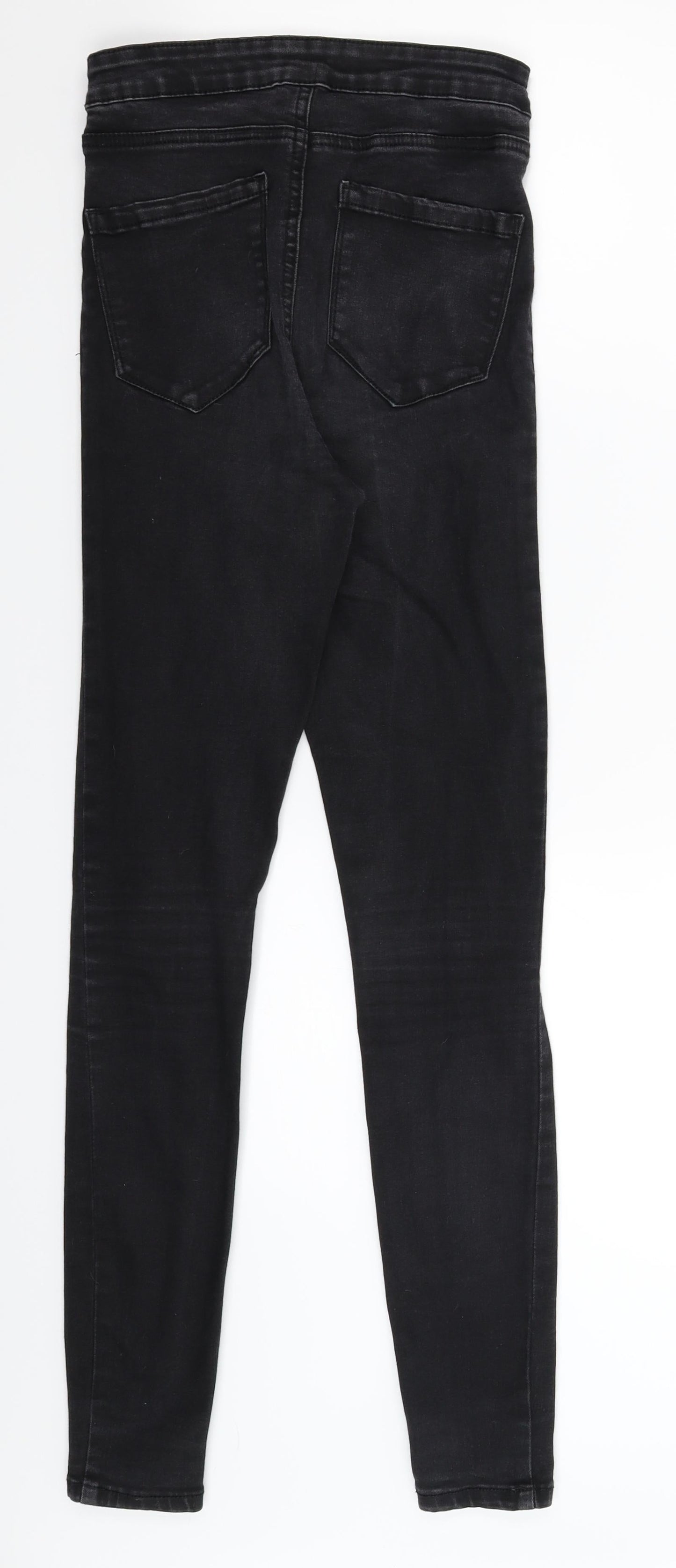 Denim Co Womens Black  Denim Jegging Jeans Size 8 L29 in