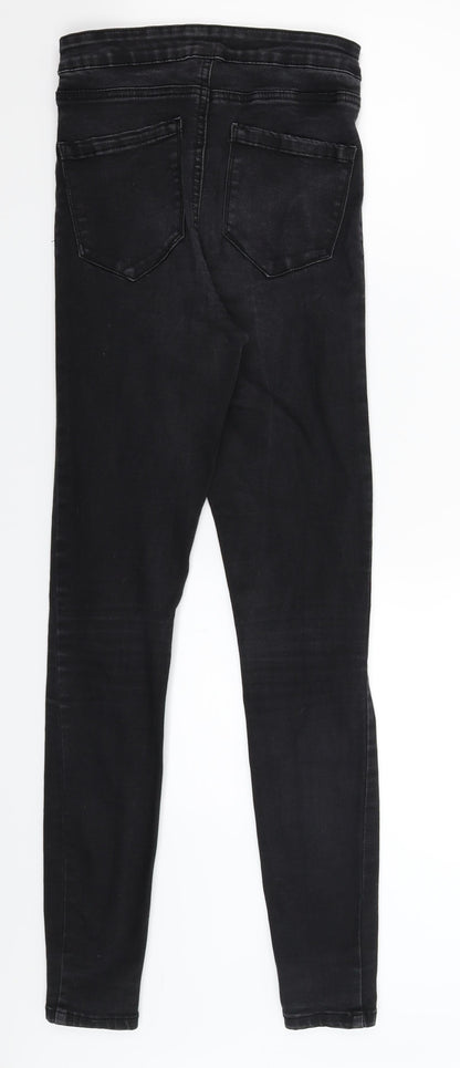 Denim Co Womens Black  Denim Jegging Jeans Size 8 L29 in