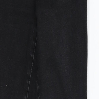 Denim Co Womens Black  Denim Jegging Jeans Size 8 L29 in