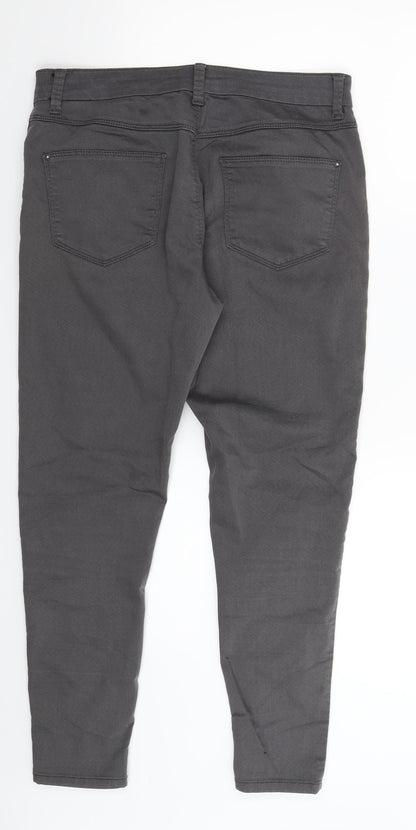Womens UK Size 12 Marks and Spencer Extra-Slim Fit Jegging Grey Jeans