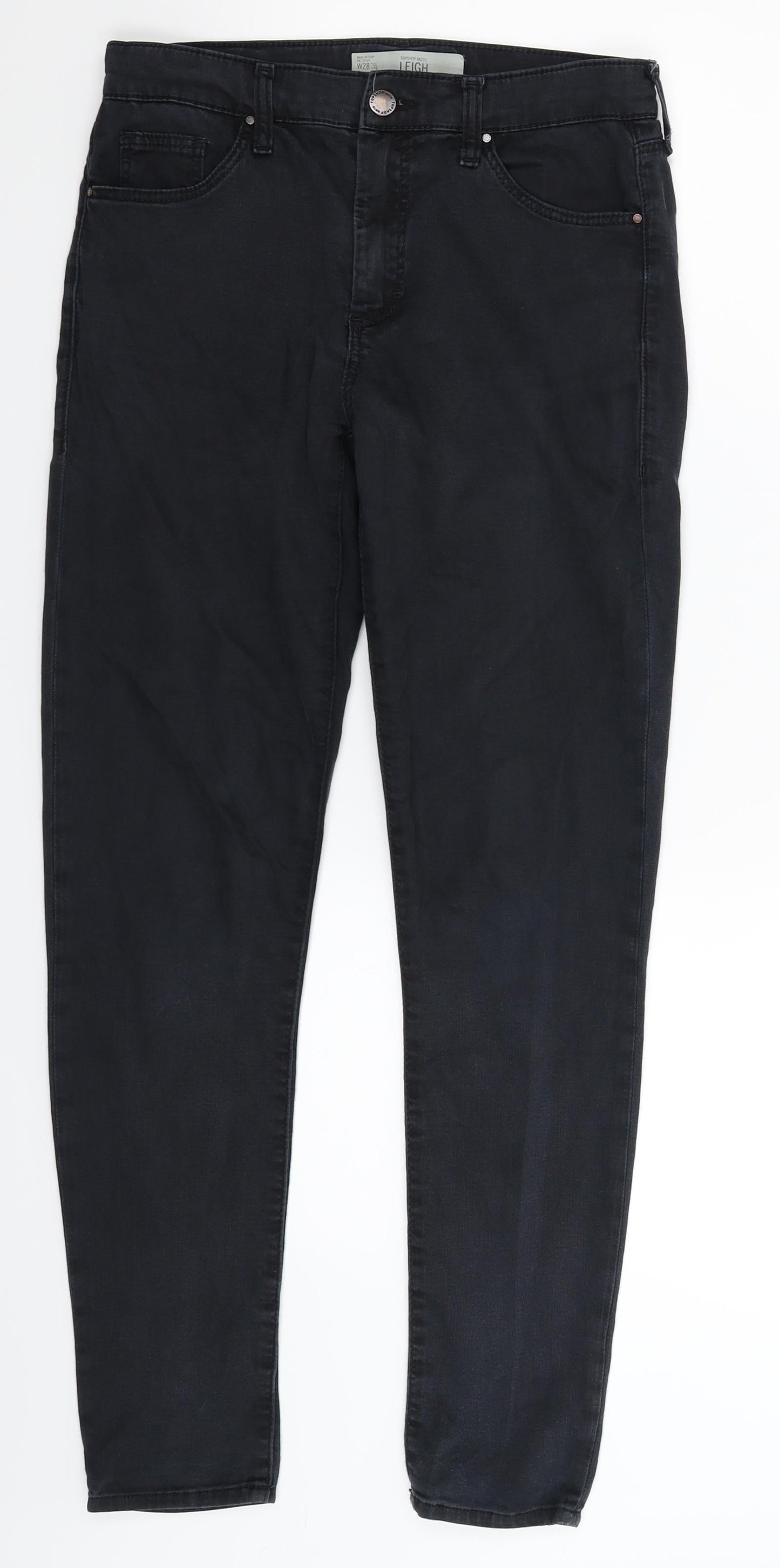 Topshop Womens Black  Denim Jegging Jeans Size 28 in L28 in