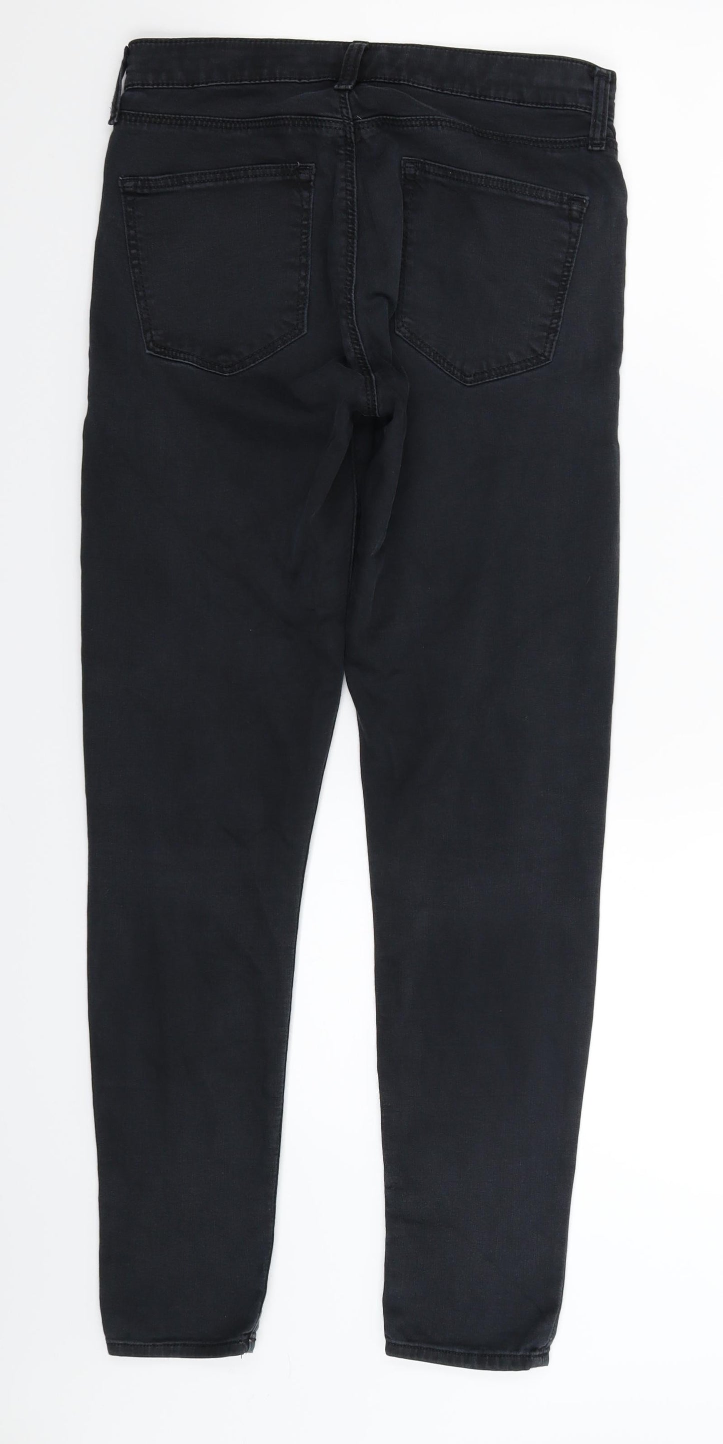 Topshop Womens Black  Denim Jegging Jeans Size 28 in L28 in