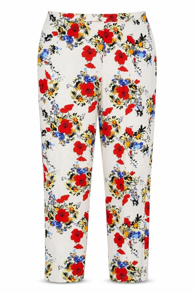 Womens UK Size 8 Paraphrase Extra-Slim Fit  White Trousers