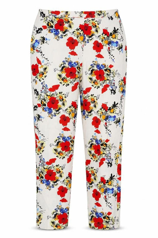 Womens UK Size 8 Paraphrase Extra-Slim Fit  White Trousers