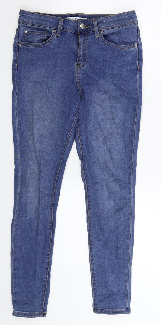 Denim Co Womens Blue  Denim Skinny Jeans Size 10 L26 in