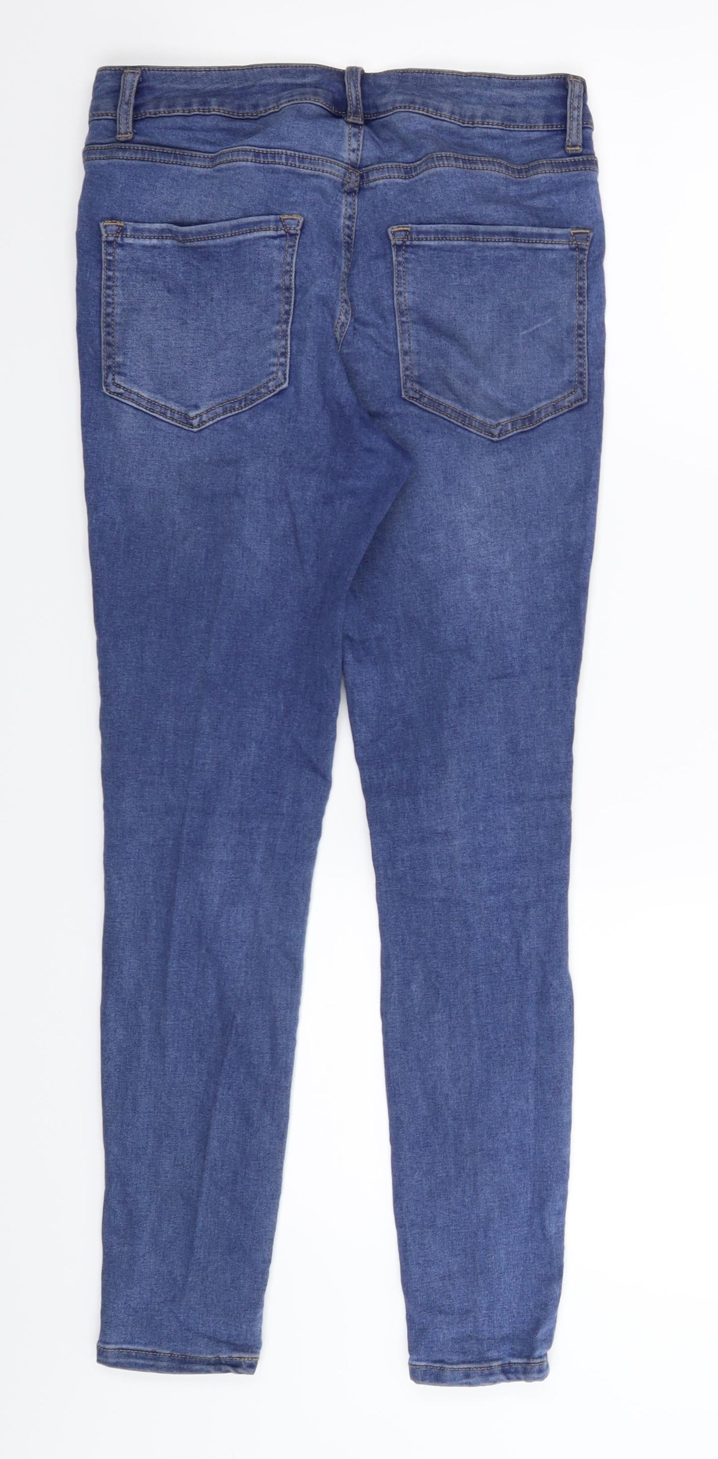 Denim Co Womens Blue  Denim Skinny Jeans Size 10 L26 in