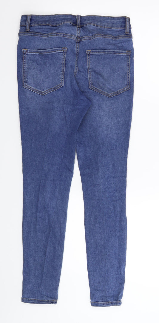 Denim Co Womens Blue  Denim Skinny Jeans Size 10 L26 in