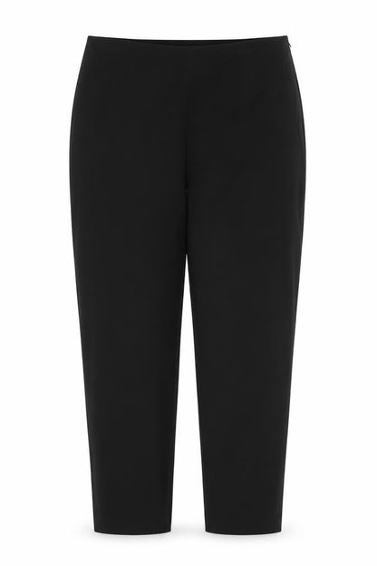 Womens UK Size 14 Preworn Slim Fit  Black Trousers