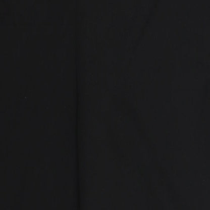 Womens UK Size 14 Preworn Slim Fit  Black Trousers