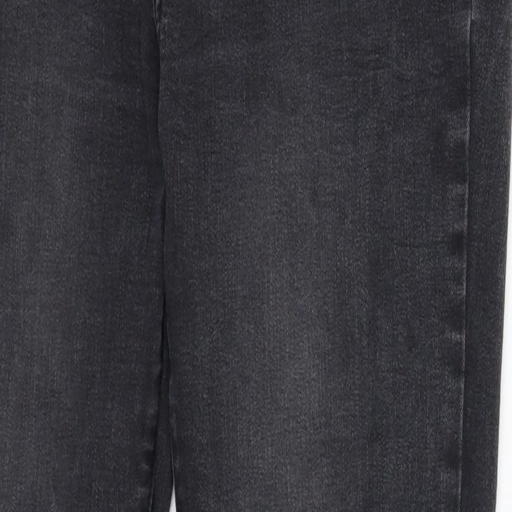 Womens UK Size 32 Preworn Extra-Slim Fit Skinny Black Jeans