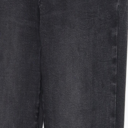Womens UK Size 32 Preworn Extra-Slim Fit Skinny Black Jeans