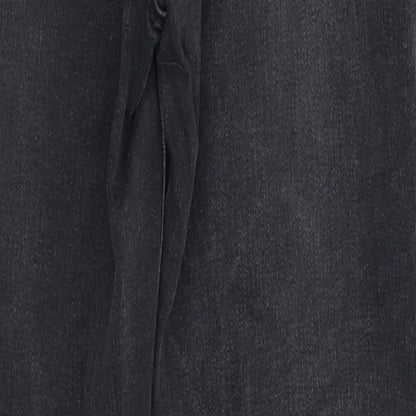 Womens UK Size 32 Preworn Extra-Slim Fit Skinny Black Jeans