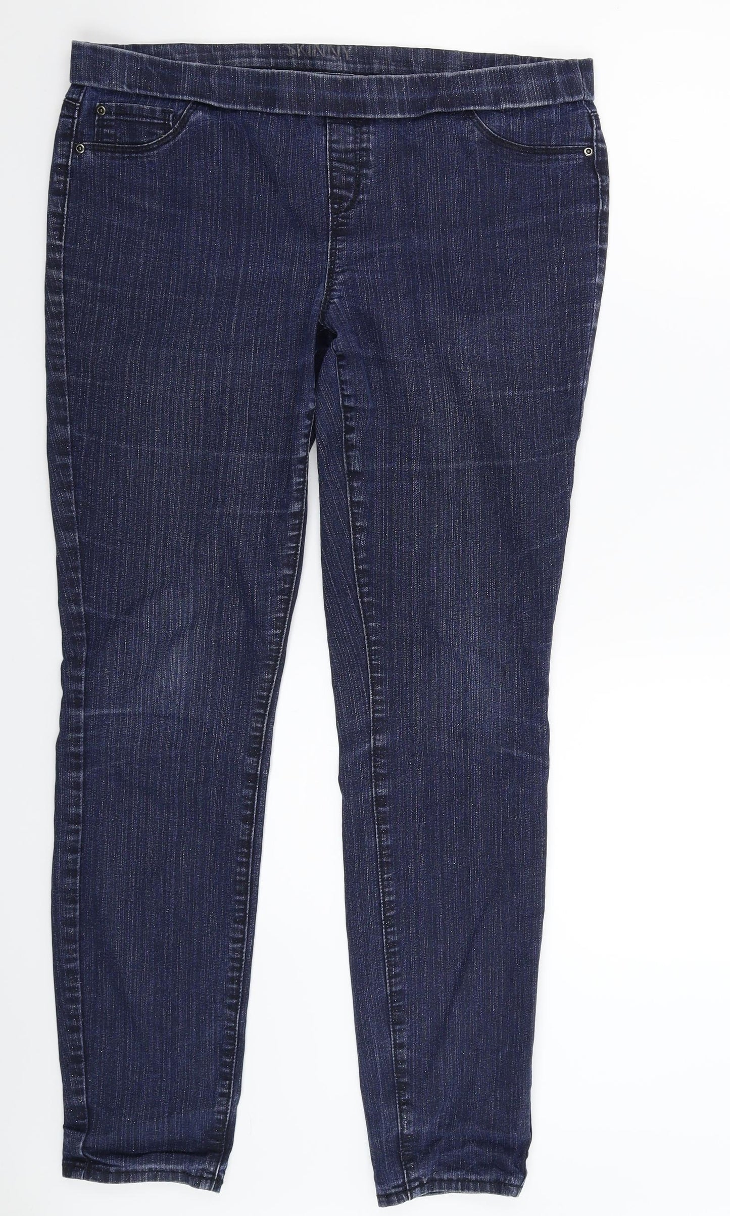 Womens UK Size 34 in Preworn Extra-Slim Fit Jegging Blue Jeans