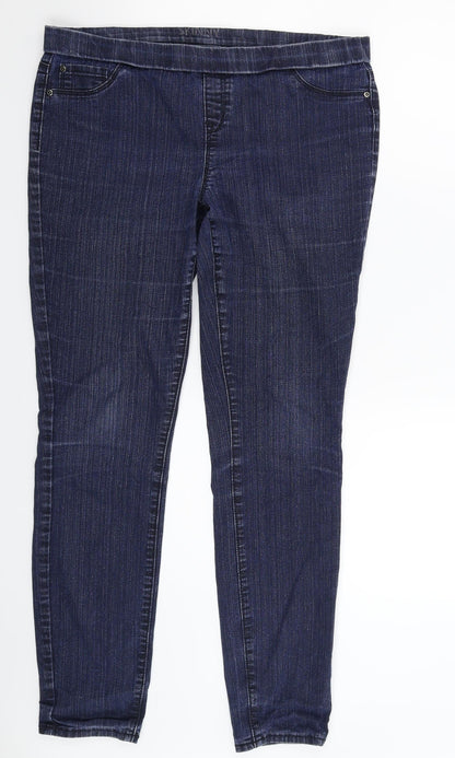 Womens UK Size 34 in Preworn Extra-Slim Fit Jegging Blue Jeans
