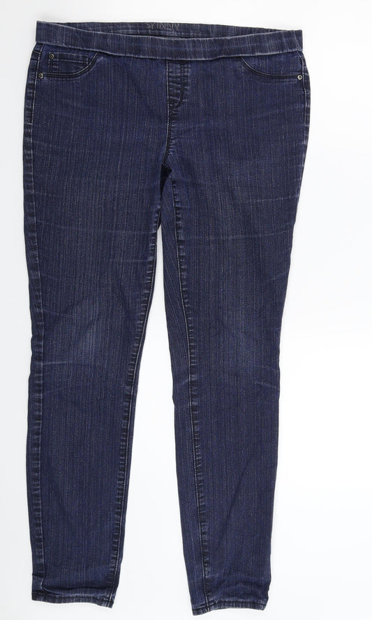 Womens UK Size 34 in Preworn Extra-Slim Fit Jegging Blue Jeans