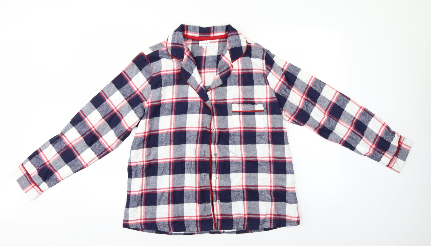 Womens UK Size M Linea Multicoloured Basic Button-Up