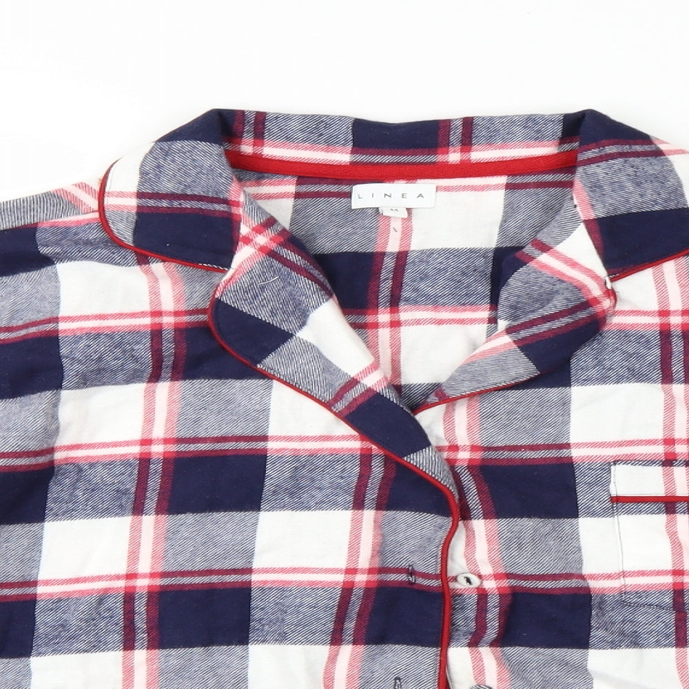 Womens UK Size M Linea Multicoloured Basic Button-Up
