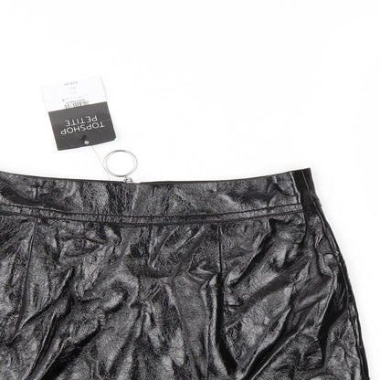 Top Shop Womens Black   Mini Skirt Size 6