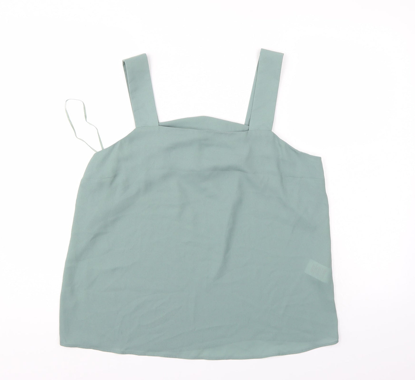 Womens UK Size 14 Peacocks Green Basic Blouse
