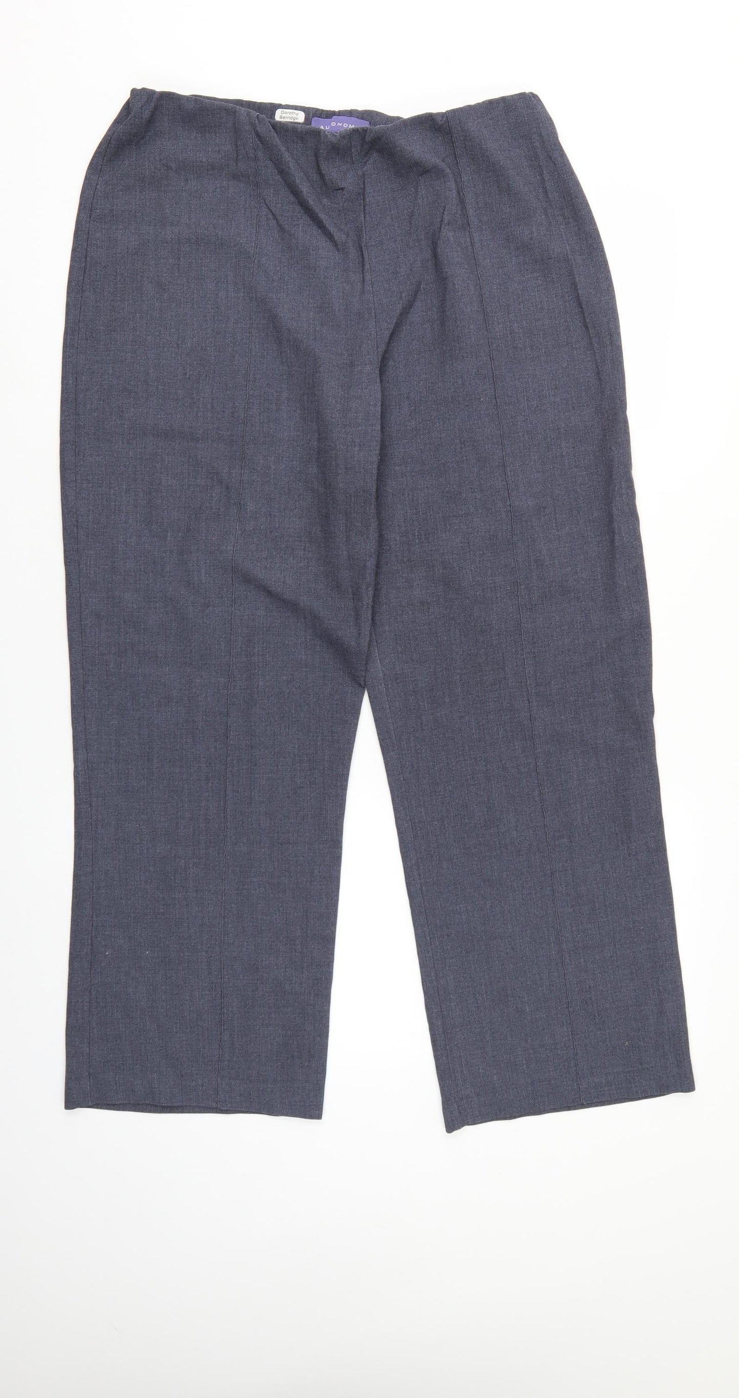 Autonomy Womens Grey   Trousers  Size 16 L27 in