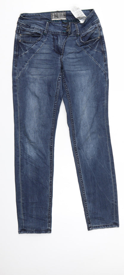 Womens UK Size  Cecil Regular Fit Straight Blue Jeans