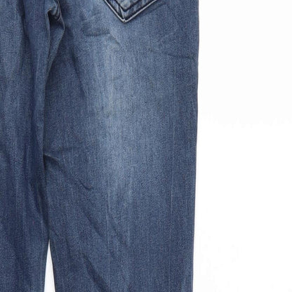 Womens UK Size  Cecil Regular Fit Straight Blue Jeans