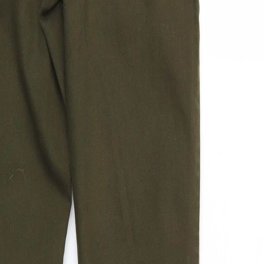 F& Womens Green  Denim Tapered Jeans Size 6 L28 in