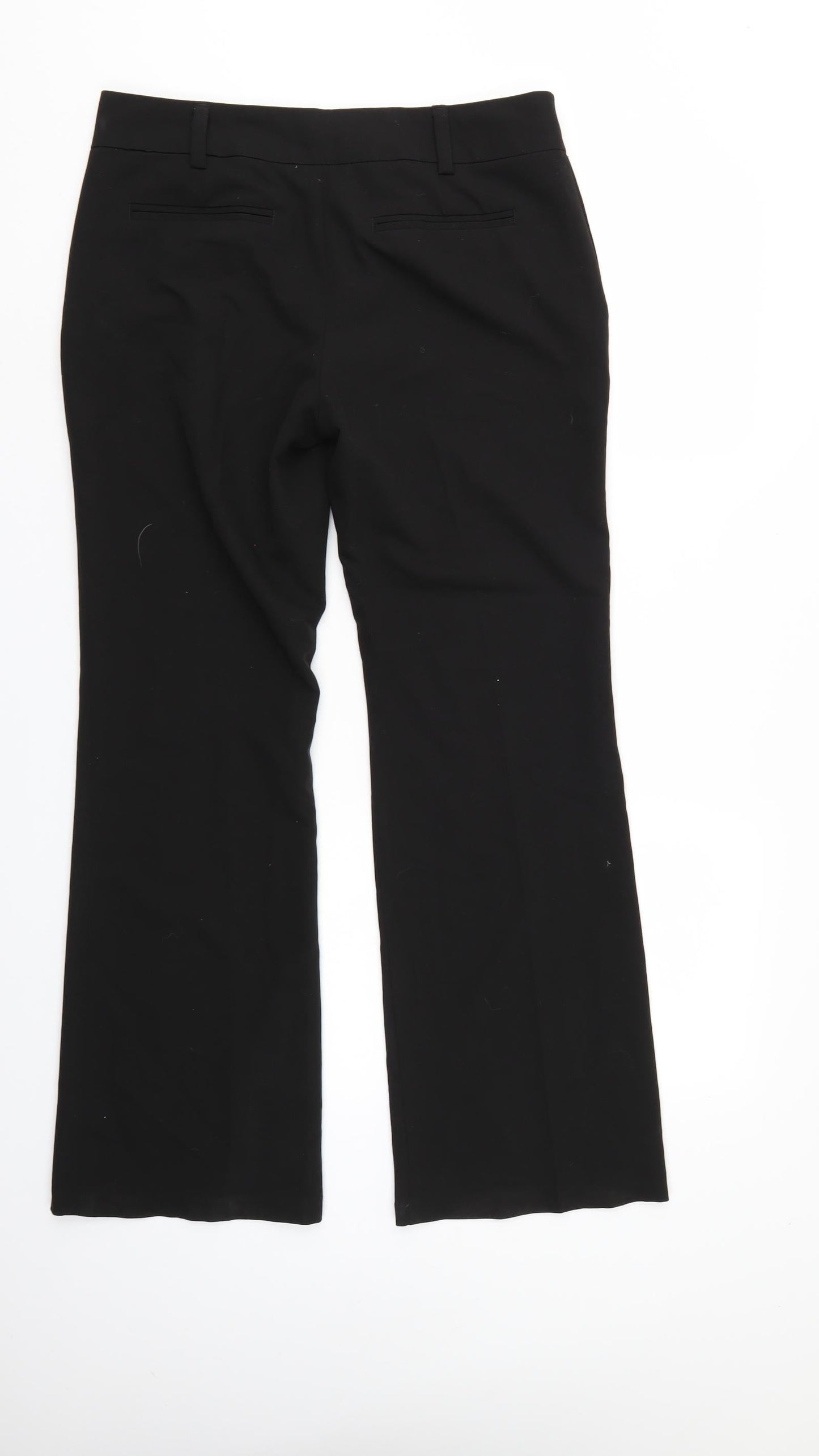 TU Womens Black   Trousers  Size 12 L28 in
