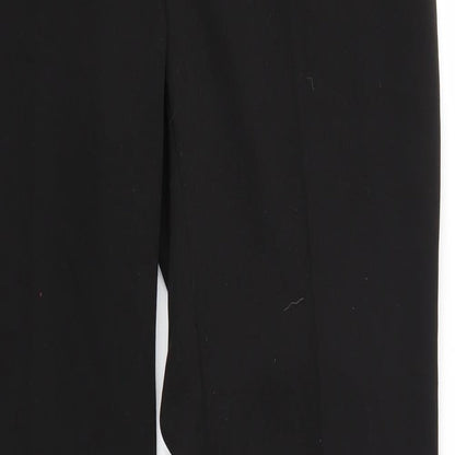 TU Womens Black   Trousers  Size 12 L28 in