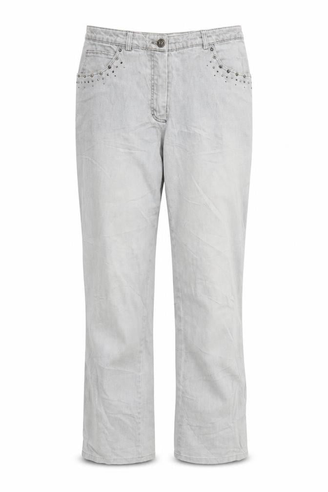 Womens UK Size 14 Basler Regular Fit Straight Grey Jeans