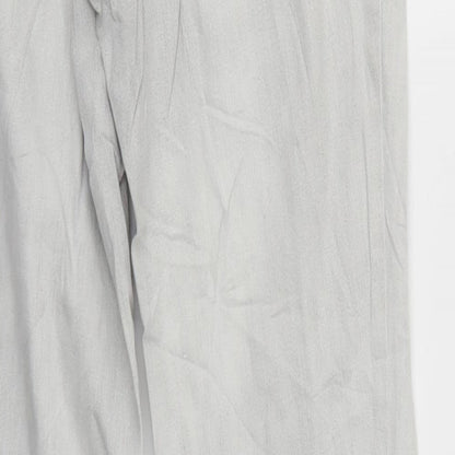 Basler Womens Grey Straight Cotton Jeans Size 14