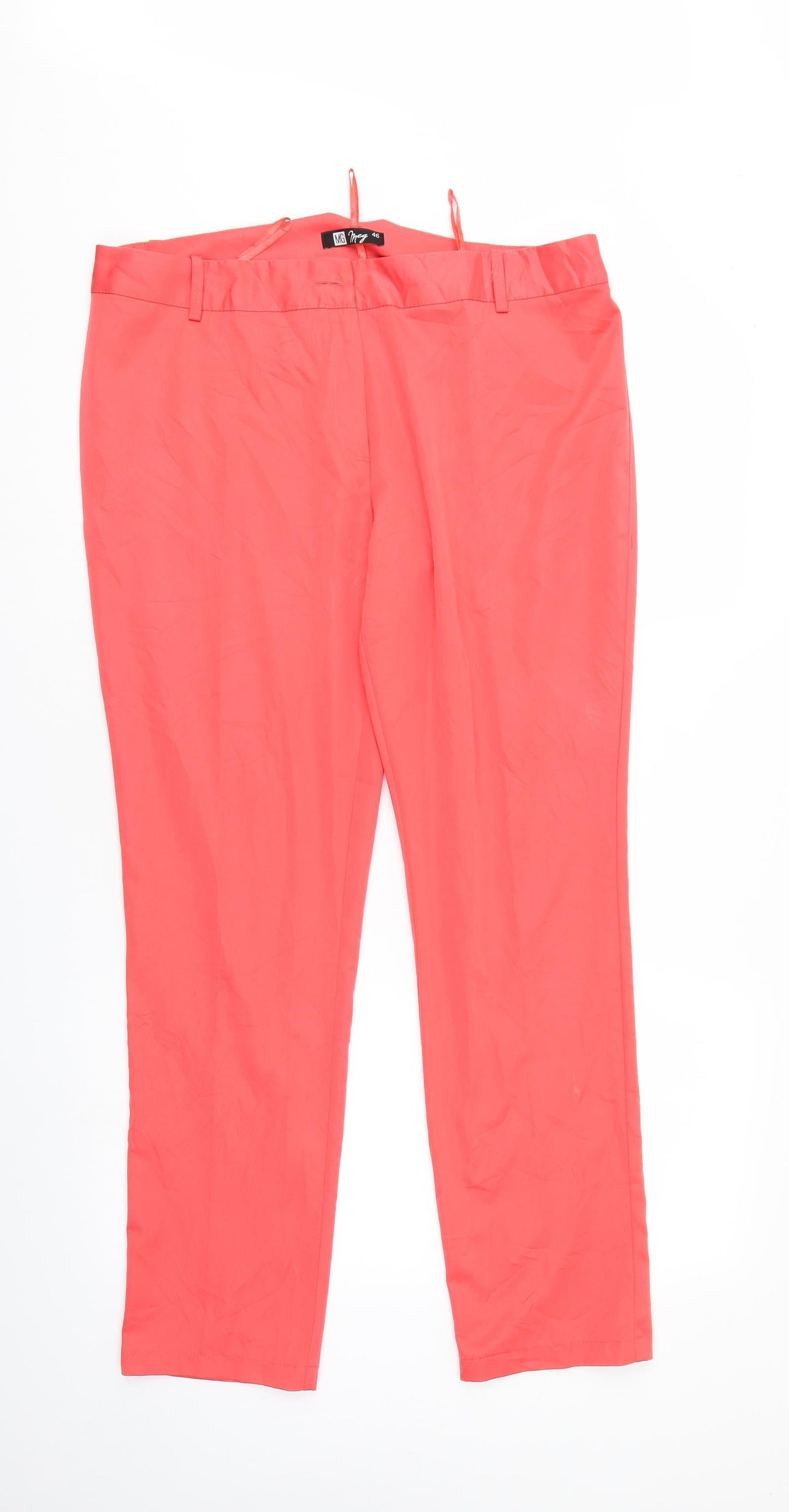 MG Meg Womens Red   Trousers  Size 18 L28 in