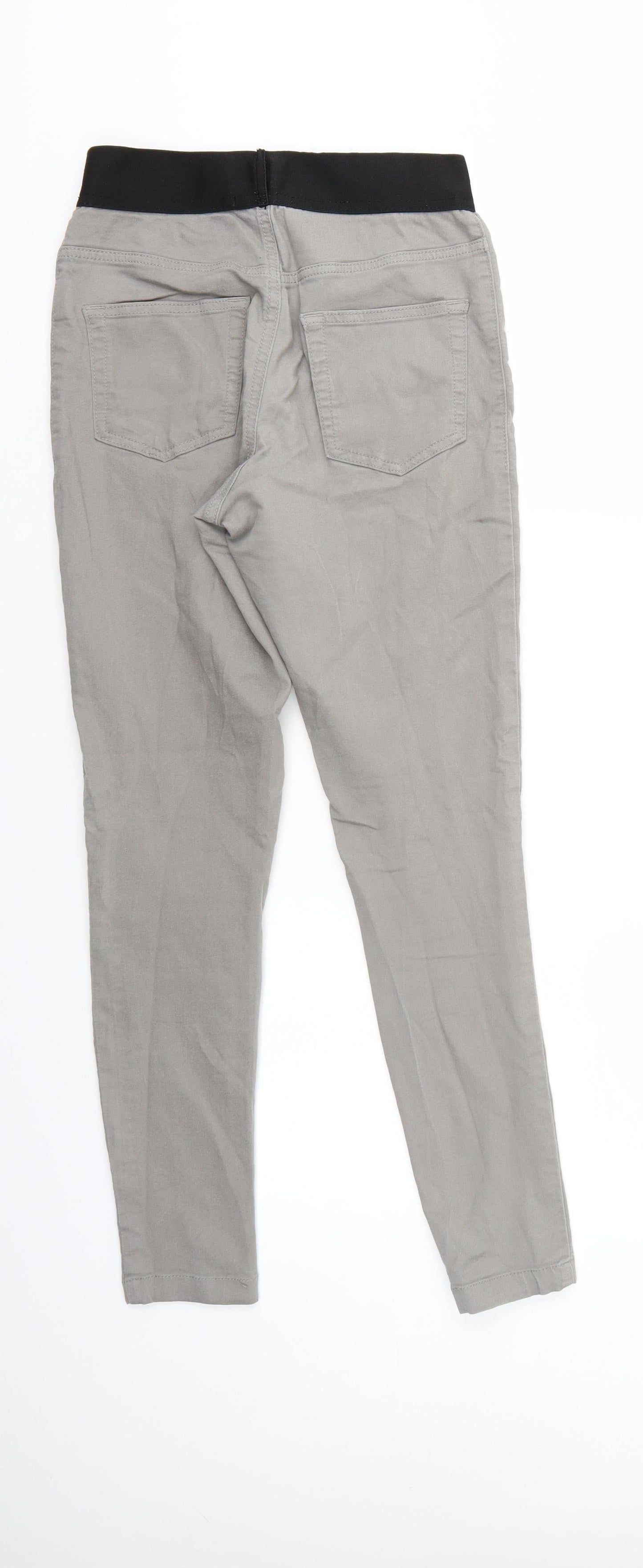 M&S Womens Grey   Jegging Trousers Size 10 L26 in