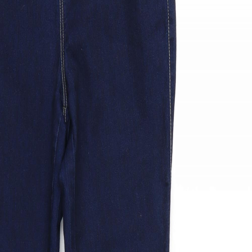 Denim & Co. Womens Blue  Denim Jegging Jeans Size 10 L29 in