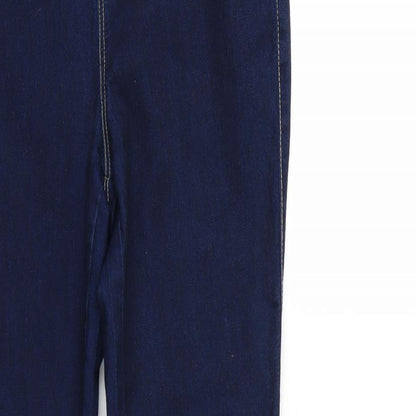 Denim & Co. Womens Blue  Denim Jegging Jeans Size 10 L29 in