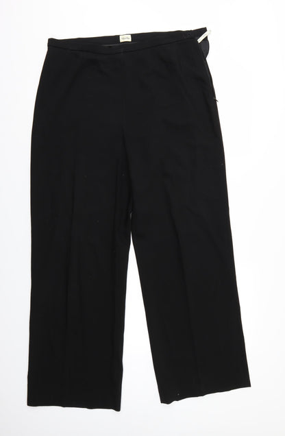 Viella Womens Black   Trousers  Size 14 L30 in