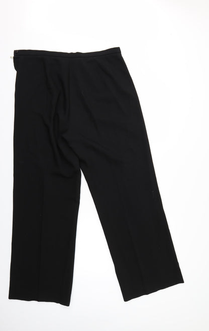 Viella Womens Black   Trousers  Size 14 L30 in