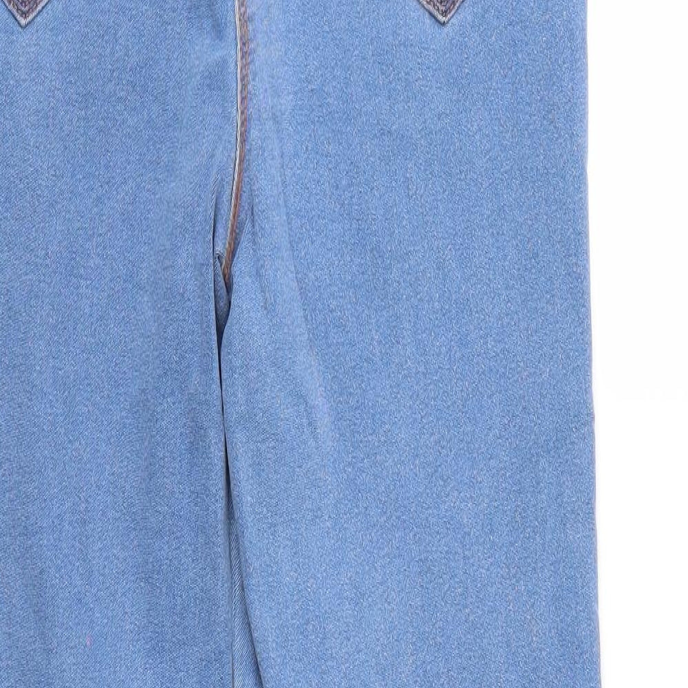 Bonmarché Womens Blue  Denim Straight Jeans Size 10 L27 in