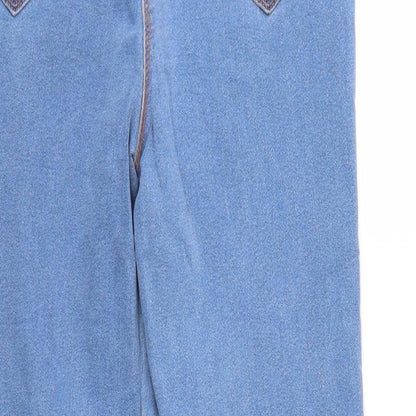 Bonmarché Womens Blue  Denim Straight Jeans Size 10 L27 in