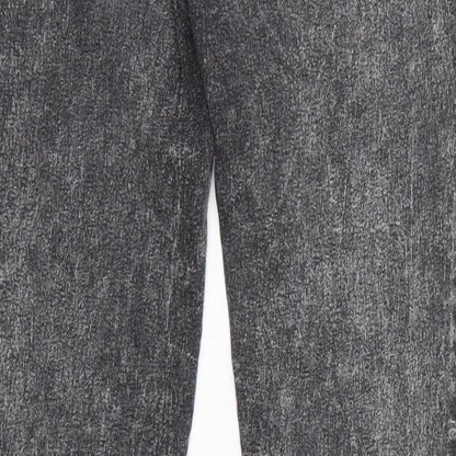 Denim & Co. Womens Black  Denim Jegging Jeans Size 12 L29 in