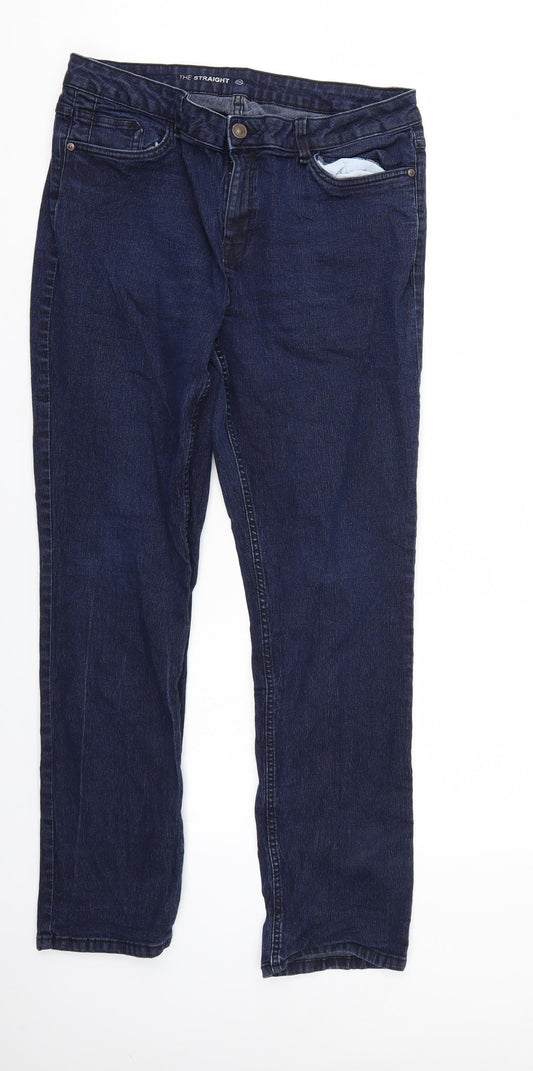 C&A Womens Blue  Denim Straight Jeans  L30 in